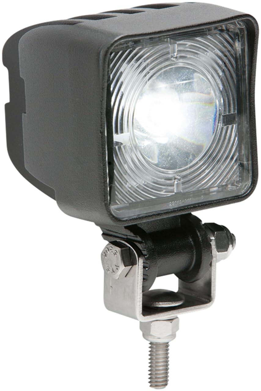 Optronics TLL51FB Single Diode LED Mini Square Work Light - High-Intensity Flood Beam for Trucks, ATVs, Boats & Utility Vehicles | Durable Off-Road Lighting for Night Work & Outdoor Adventures