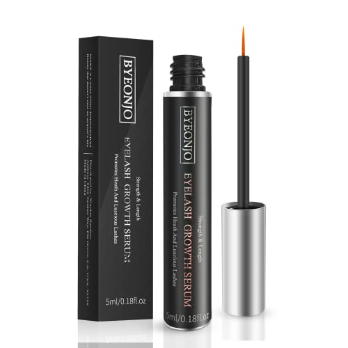 Eyelash Growth Serum for Longer & Thicker Lashes - Advanced Lash Conditioner & Enhancer | Physician-Developed, Cruelty-Free Formula (Black) | Perfect for Daily Use & Special Occasions