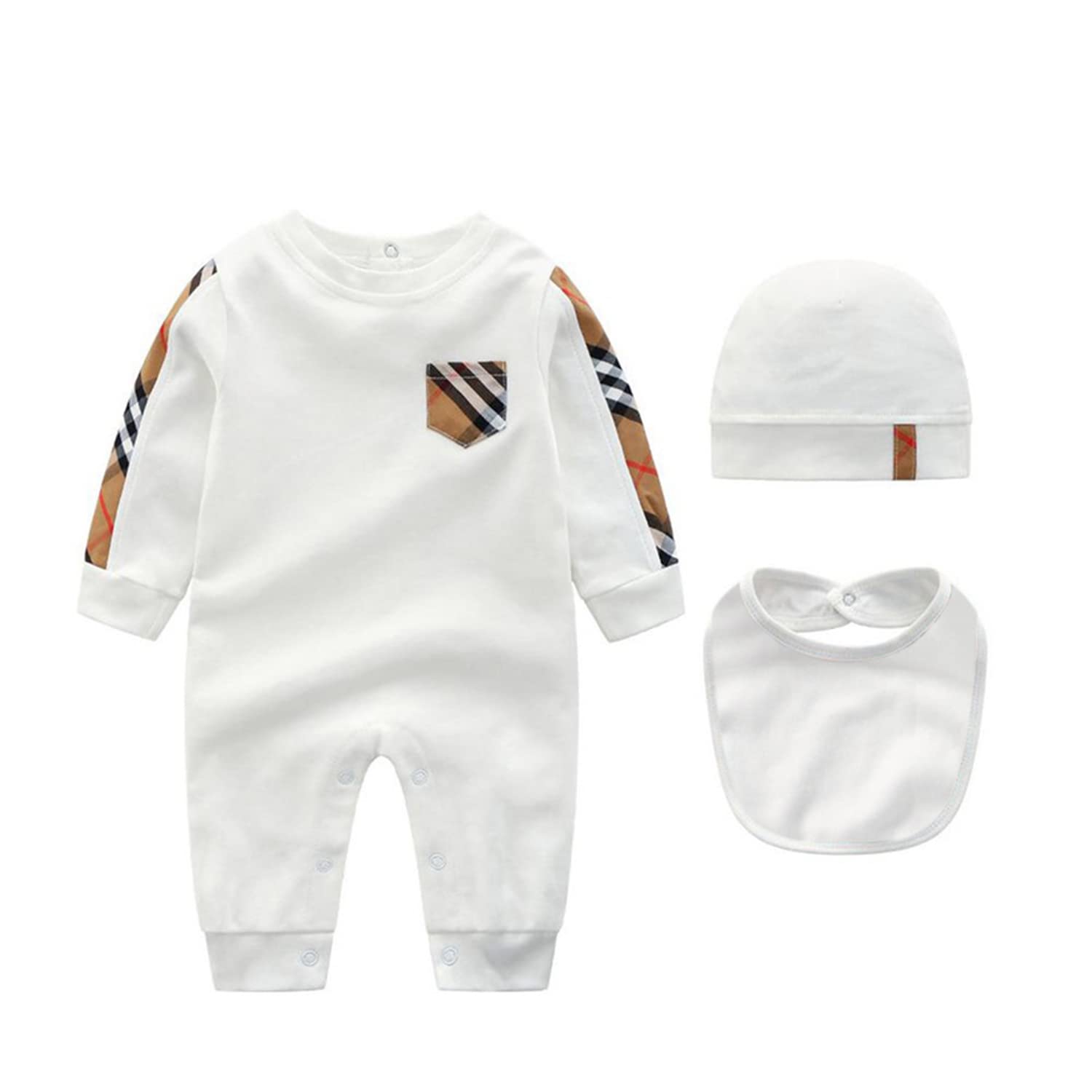Newborn Baby Romper - Soft Long Sleeve Onesie for Boys & Girls | Cute Infant Bodysuit Jumpsuit Outfits | Perfect for Photoshoots, Playtime & Everyday Wear