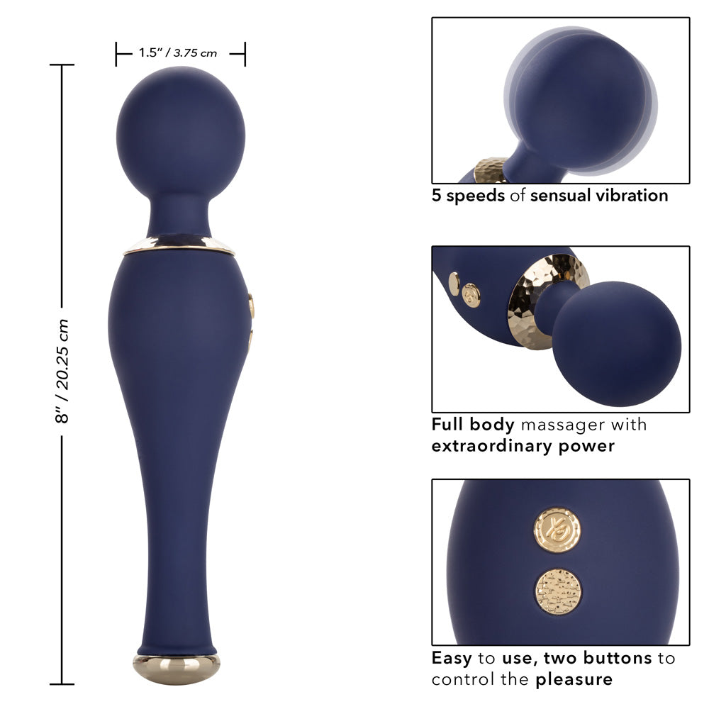 Premium Poppy High-Powered Wand Vibrator for Women - Powerful & Rechargeable Personal Massager - Perfect for Relaxation, Intimate Pleasure & Stress Relief