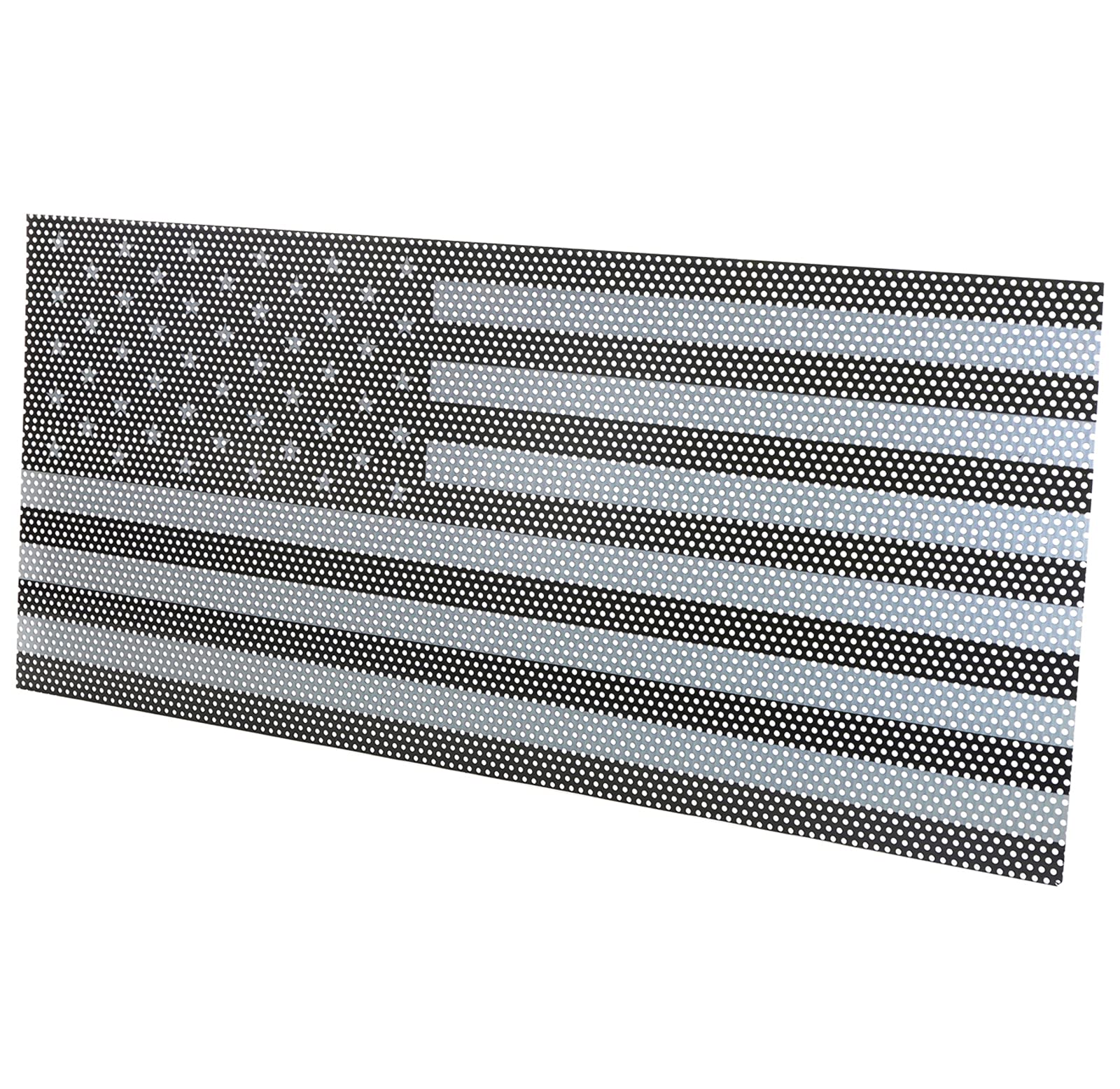u-Box Wrangler Flag Grill Insert & Front Bug Screen Mesh Grille for 2007-2018 Jeep JK & Wrangler Unlimited - Jeep Accessories for Off-Roading & Customization