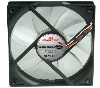 Enermax UC-12AEBS 120mm x 25mm Ultra Quiet Cooling Fan - Low Noise PC Case Fan for Gaming Computers, Workstations, and Home Office Desktops