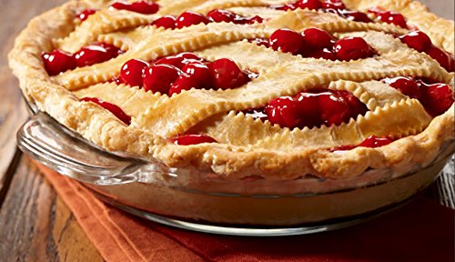 Anchor Hocking 9.5-Inch Deep Clear Glass Pie Plate - 1 Piece Oven Safe Bakeware for Pies, Quiches & Casseroles - Perfect for Thanksgiving, Christmas & Family Baking