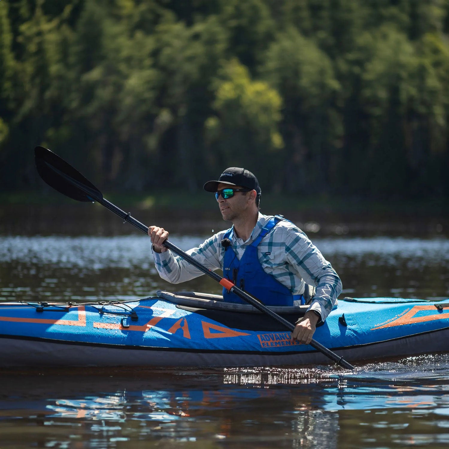 AdvancedFrame Expedition Elite Inflatable Kayak - Lightweight & Portable for Outdoor Adventures - Perfect for Lakes, Rivers & Camping Trips