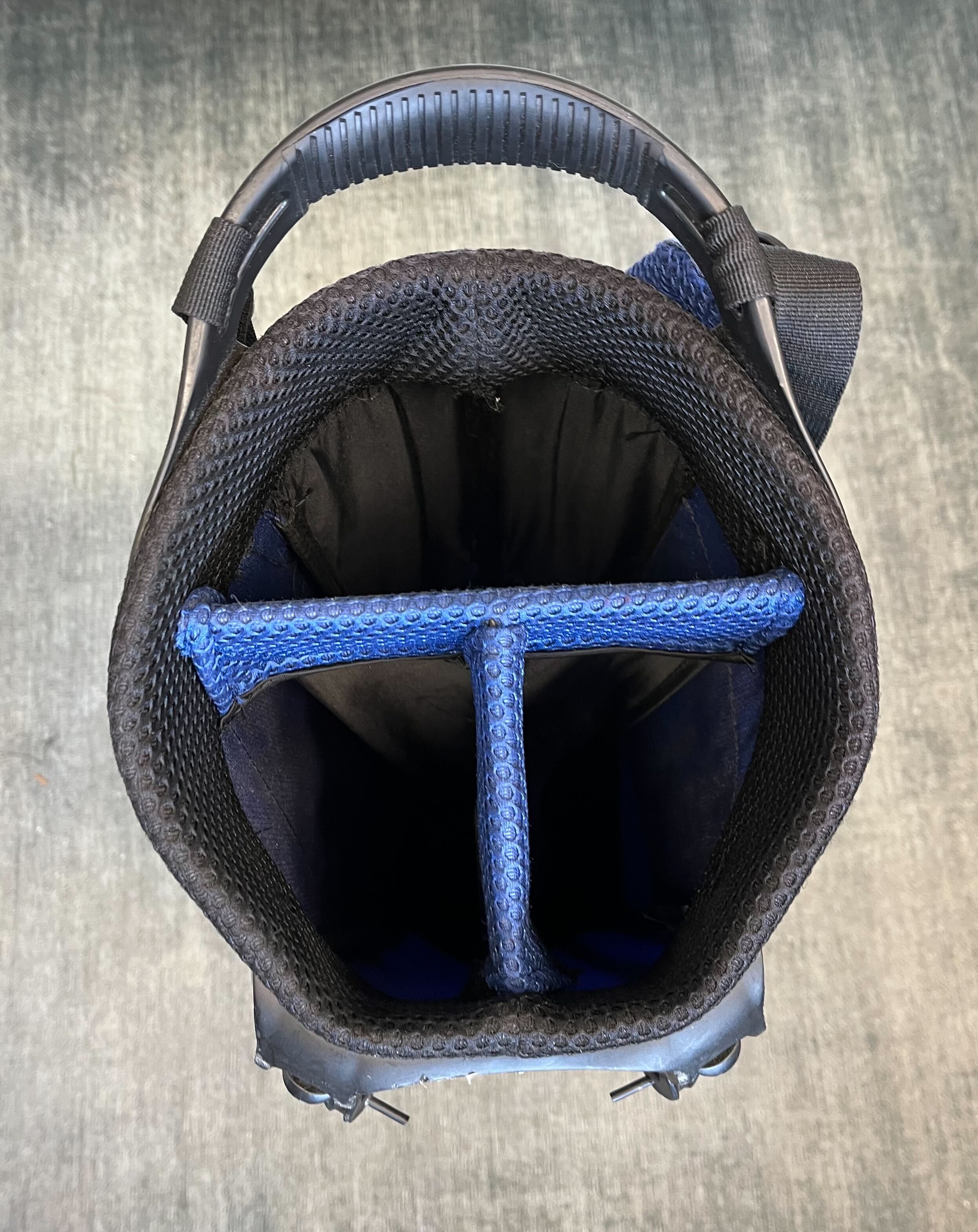 Sun Mountain CCV Logo Golf Carry Bag - Blue 3 Divider/4 Pocket with Adjustable Strap - Perfect for Golf Courses & Driving Range Practice