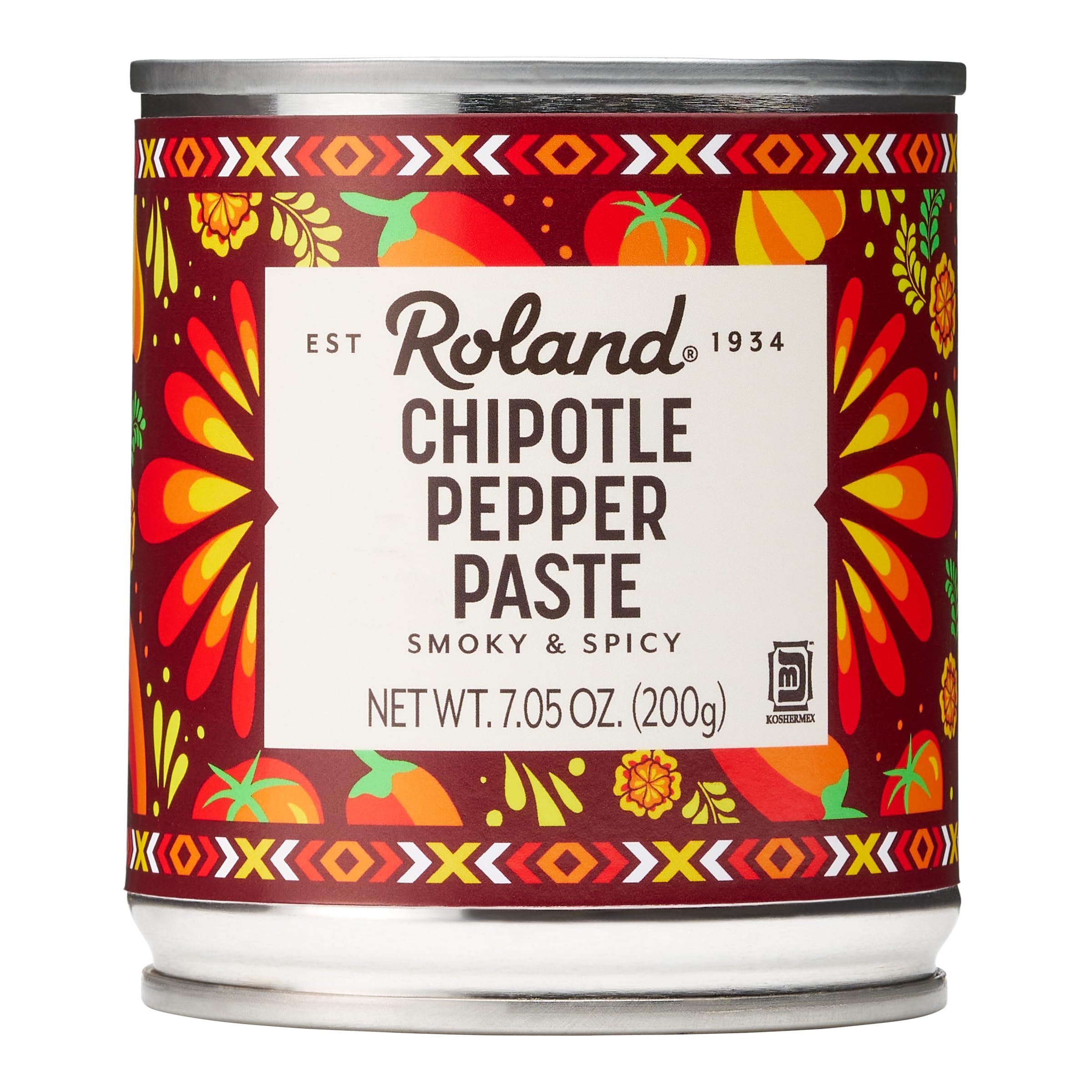 Roland Foods Chipotle Pepper Paste - 7 Ounce Can (Pack of 8) | Authentic Mexican Flavor for Tacos, Chili & BBQ Sauce | Perfect for Home Cooking & Restaurant Use