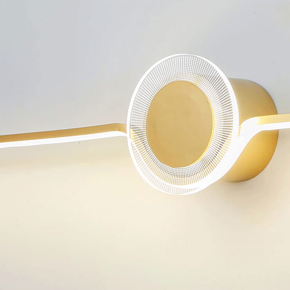 LED Bathroom Mirror Light – Acrylic Vanity Wall Mount Lamp with Front Lighting for Makeup & Dressing Table | Above Mirror Cabinet Lighting Fixture | Waterproof Linear Vanity Mirror Lights for Bathroom, Bedroom & Salon Use