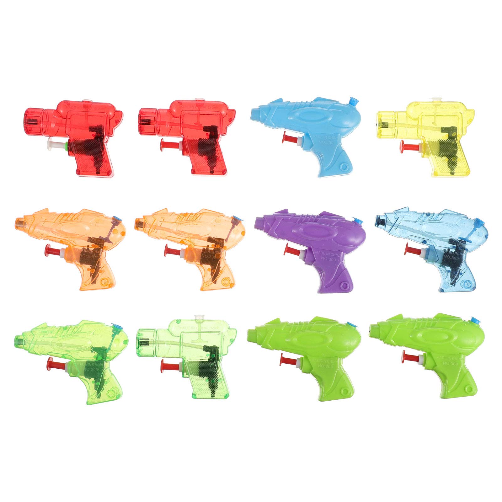 PRETYZOOM 12pcs Water Blaster Toys for Kids - Outdoor Water Shooter Guns for Beach, Pool, Backyard & Summer Party Favors (Random Colors) - Perfect for Water Fights, Birthday Parties & Outdoor Play