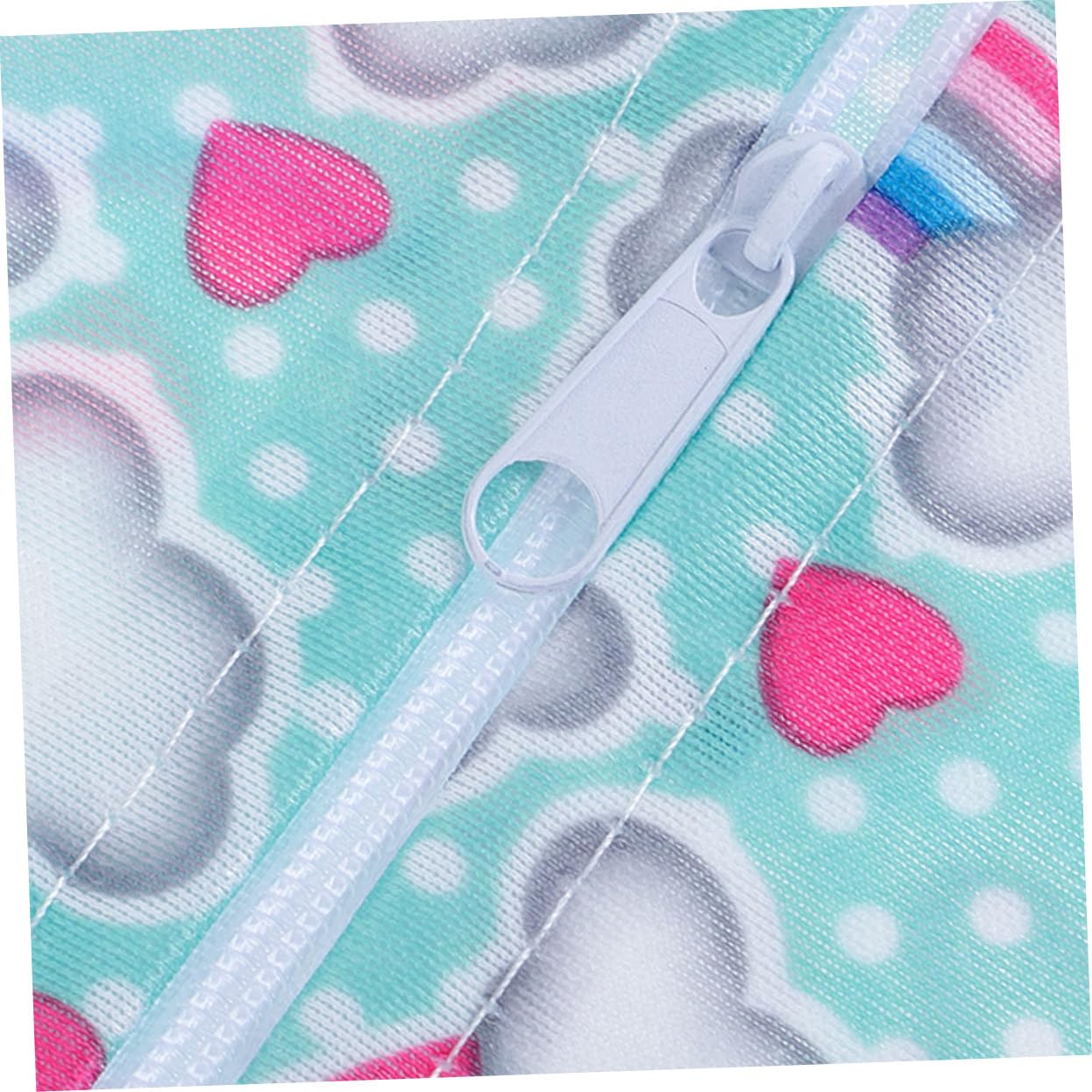 Waterproof Cartoon Print Diaper Bag - Portable Baby Diaper Organizer with Hanging Storage | Perfect for Travel, Daycare & On-the-Go Parents