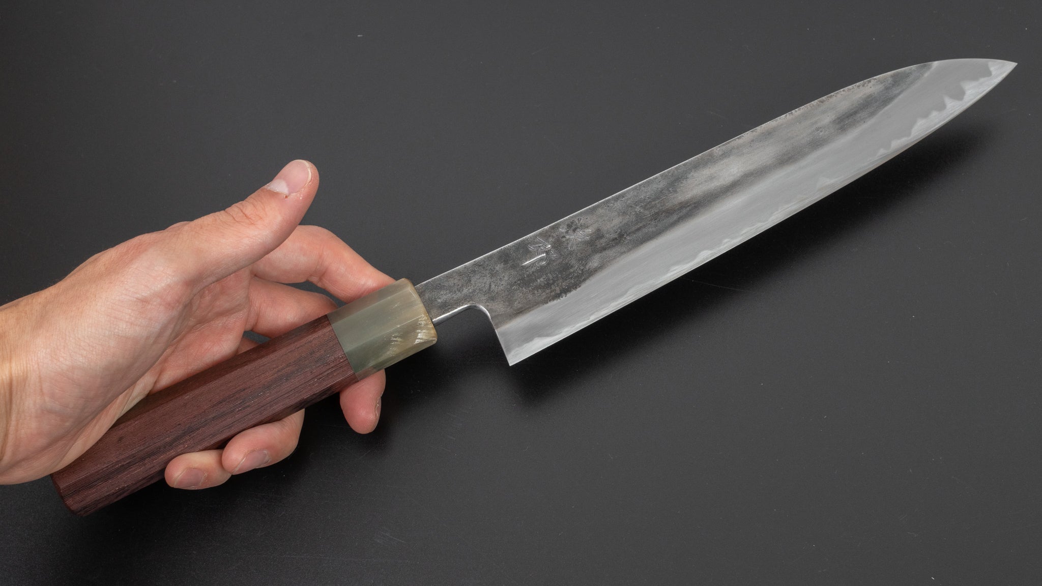 Premium Jiro Tsuchime Wa Sujihiki 210mm Japanese Slicing Knife - Taihei Tagayasan Handle (#122) - Perfect for Sushi, Sashimi & Meat Carving