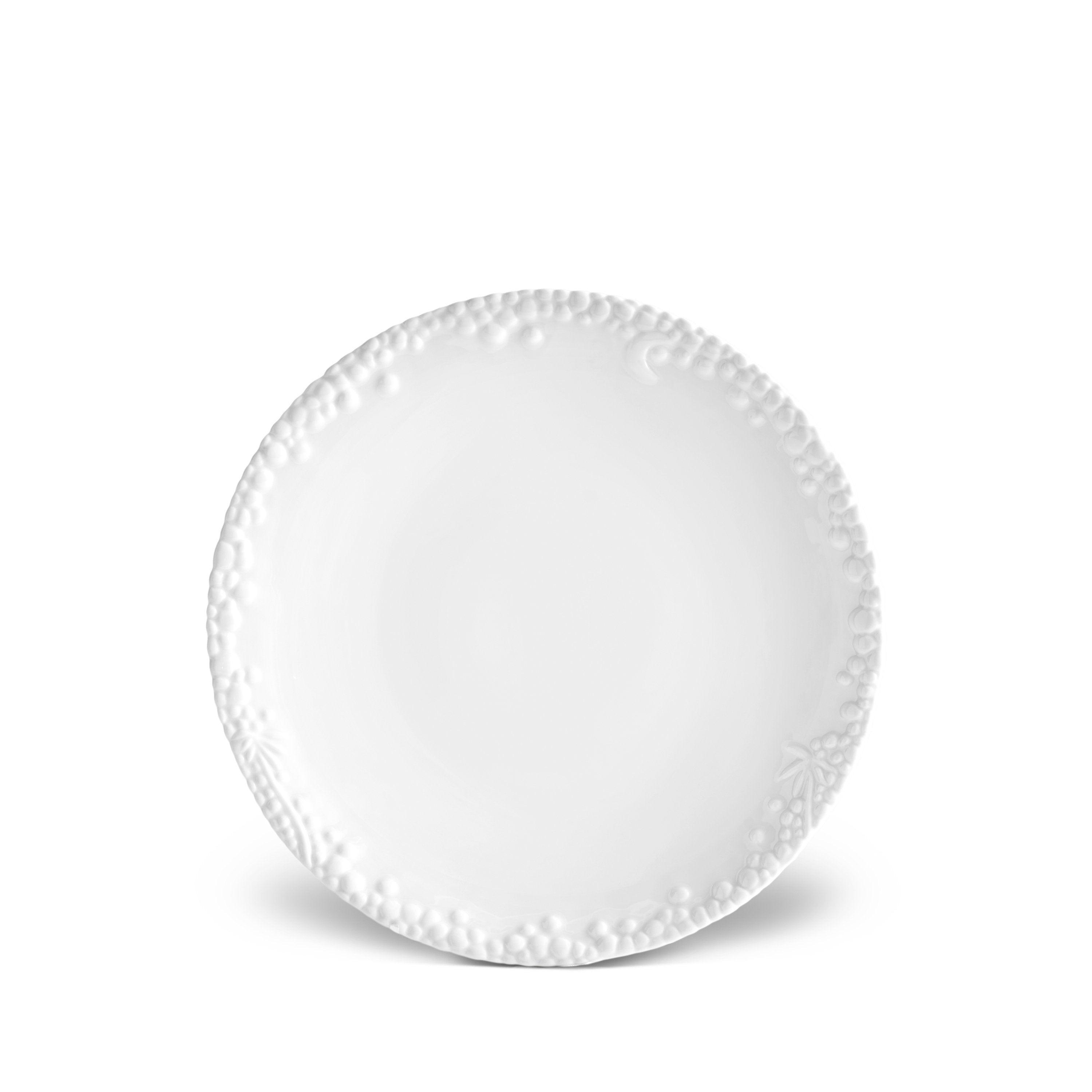 Premium Haas Mojave Desert Plate - Elegant White Ceramic Dinnerware for Fine Dining & Home Decor