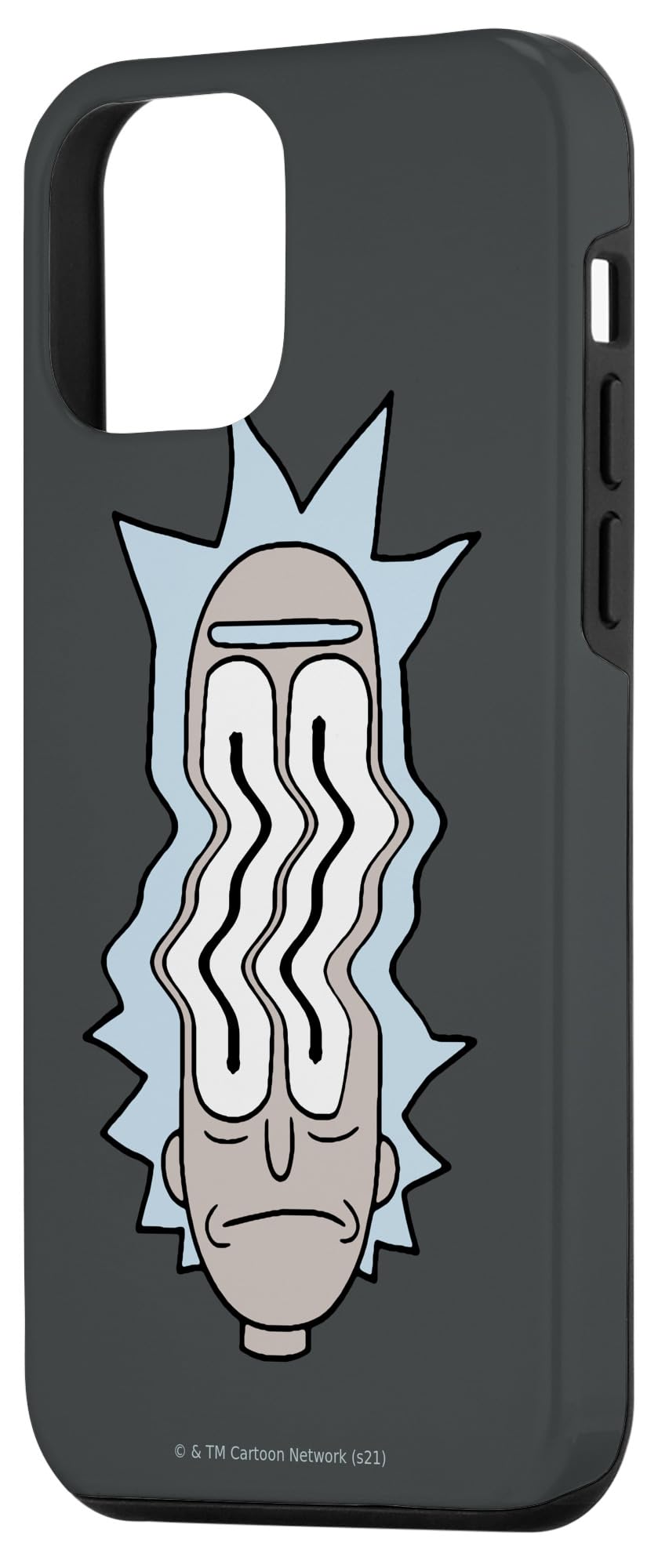 Rick and Morty iPhone 12 Mini Case - Rick Waves Design - Slim Protective Phone Cover for iPhone 12 Mini - Perfect for Fans, Everyday Use, and Gift Giving