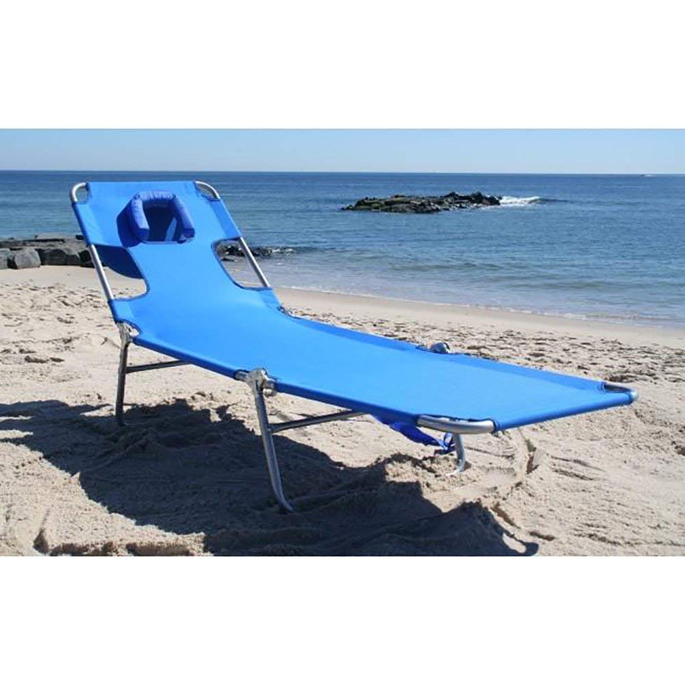 Premium Ostrich Chaise Lounge Chair - Foldable & Portable Sun Lounger for Pool, Beach, Patio, and Backyard Relaxation (Set of 2) - Perfect for Sunbathing, Vacation, and Outdoor Leisure