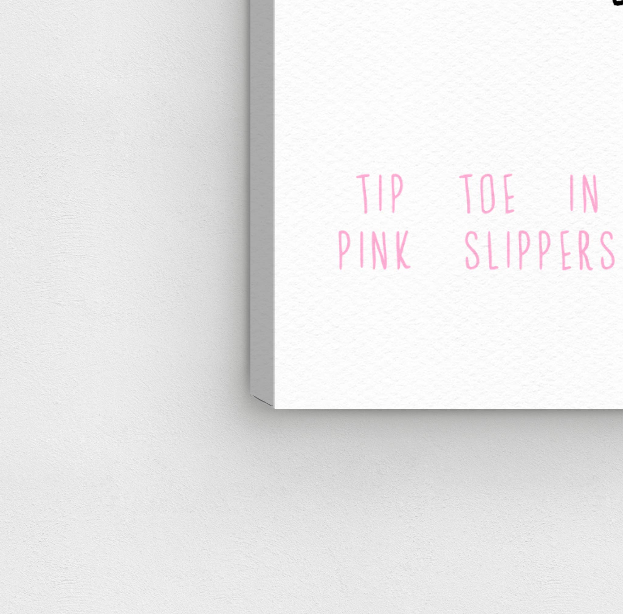 Oliver Gal Artist Co. 'How to Be a Ballerina' Wall Art Canvas Print - 30x30 Inches Pink & Green Home Decor - Perfect for Nursery, Bedroom or Dance Studio Decorations
