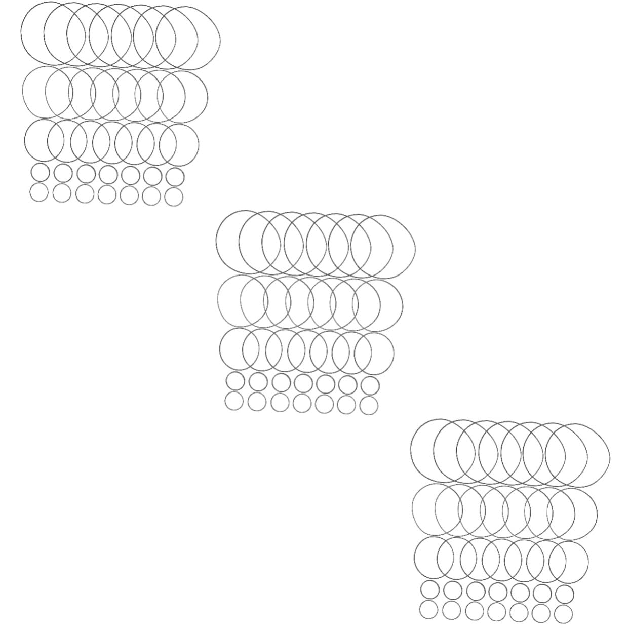 150 Pcs Recorder Rubber Belts - Replacement Cassette Player Belts for Tape Recorder Repair | Compatible with Vintage Audio Equipment & DIY Projects