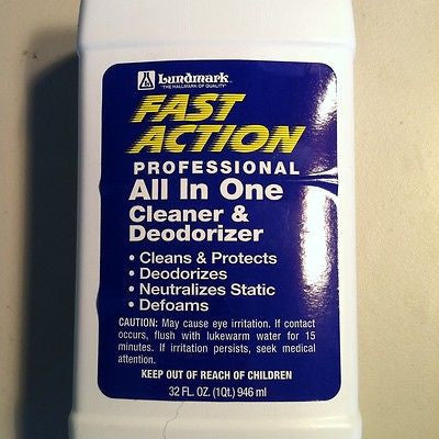 Lundmark Fast Action All-In-One Cleaner 32oz - Multi-Surface Cleaning Solution for Kitchen, Bathroom, Floors & More | Powerful Degreaser & Stain Remover