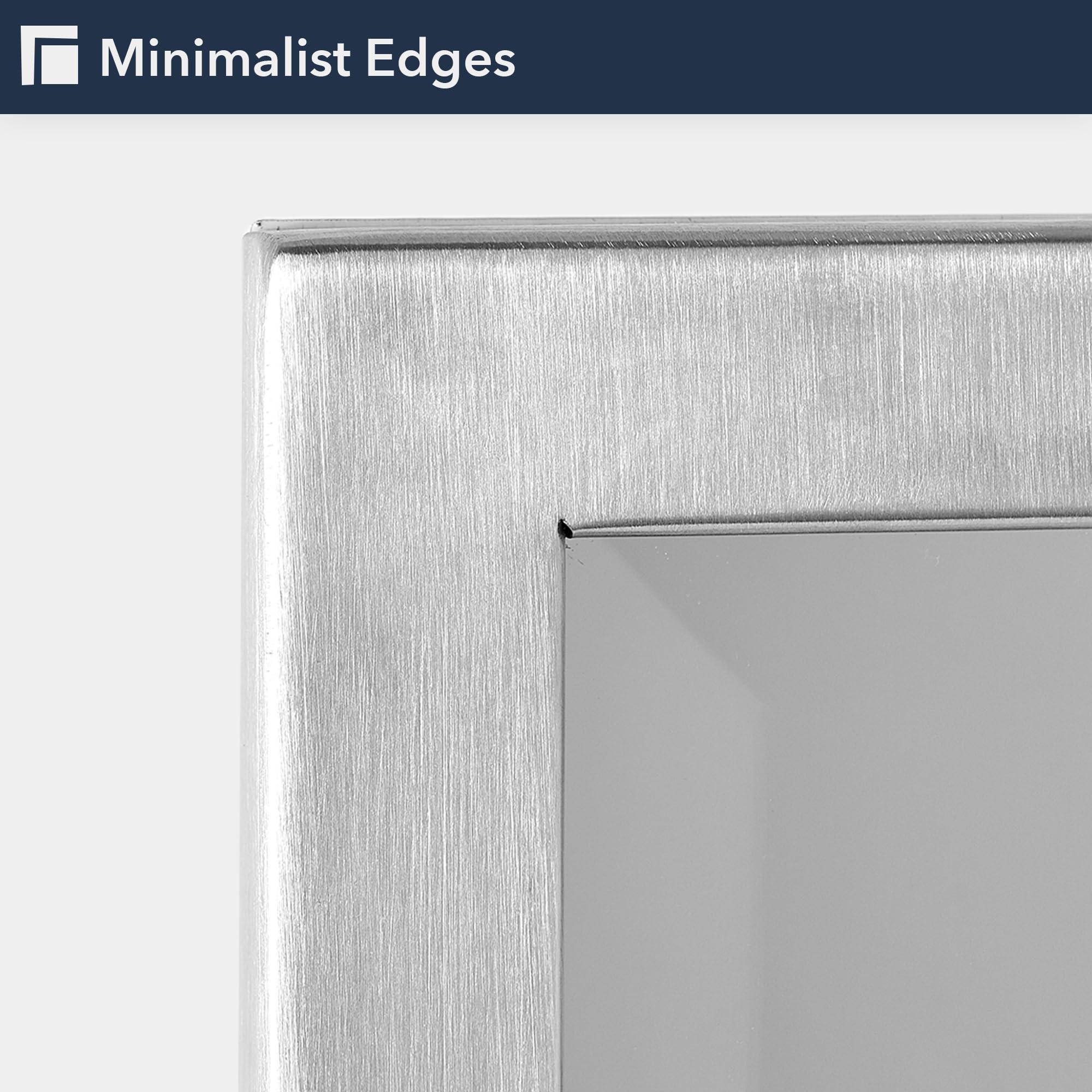 Head West Brushed Nickel Recessed Medicine Cabinet with Beveled Mirror - 16