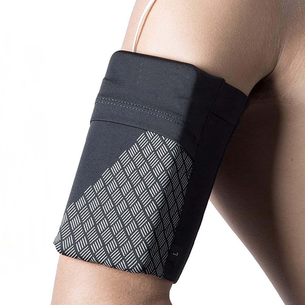Running Armband for iPhone & Android Phones - Adjustable Elastic Phone Holder for Outdoor Exercise, Workout, Jogging, Hiking & Biking - Perfect for Gym, Sports & Fitness Activities