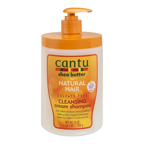 Cantu Cleansing Cream Shampoo 25oz - Sulfate-Free, Moisturizing Hair Wash for Curly, Coily & Natural Hair - Perfect for Daily Use & Deep Cleansing