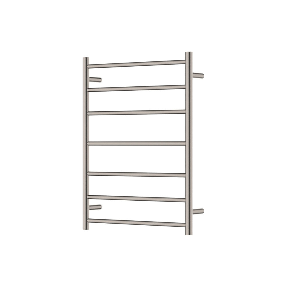Fienza 8276080BN Isabella Heated Towel Rail - 600 x 800mm Brushed Nickel Finish - Bathroom Towel Warmer for Spa, Luxury Home & Hotel Use