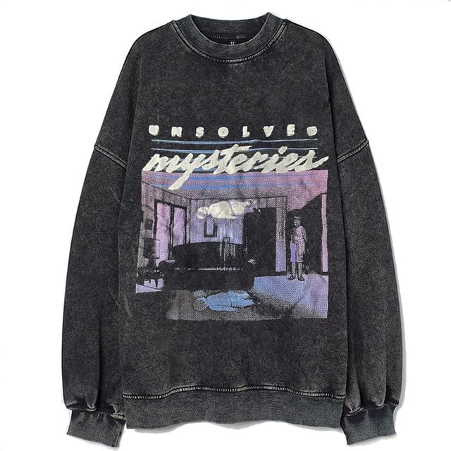 Bellelement Vintage Sci-fi TV Show Sweatshirt | Unsolved Mystery's TV Show Shirt | Casual Wear for Fans & Collectors