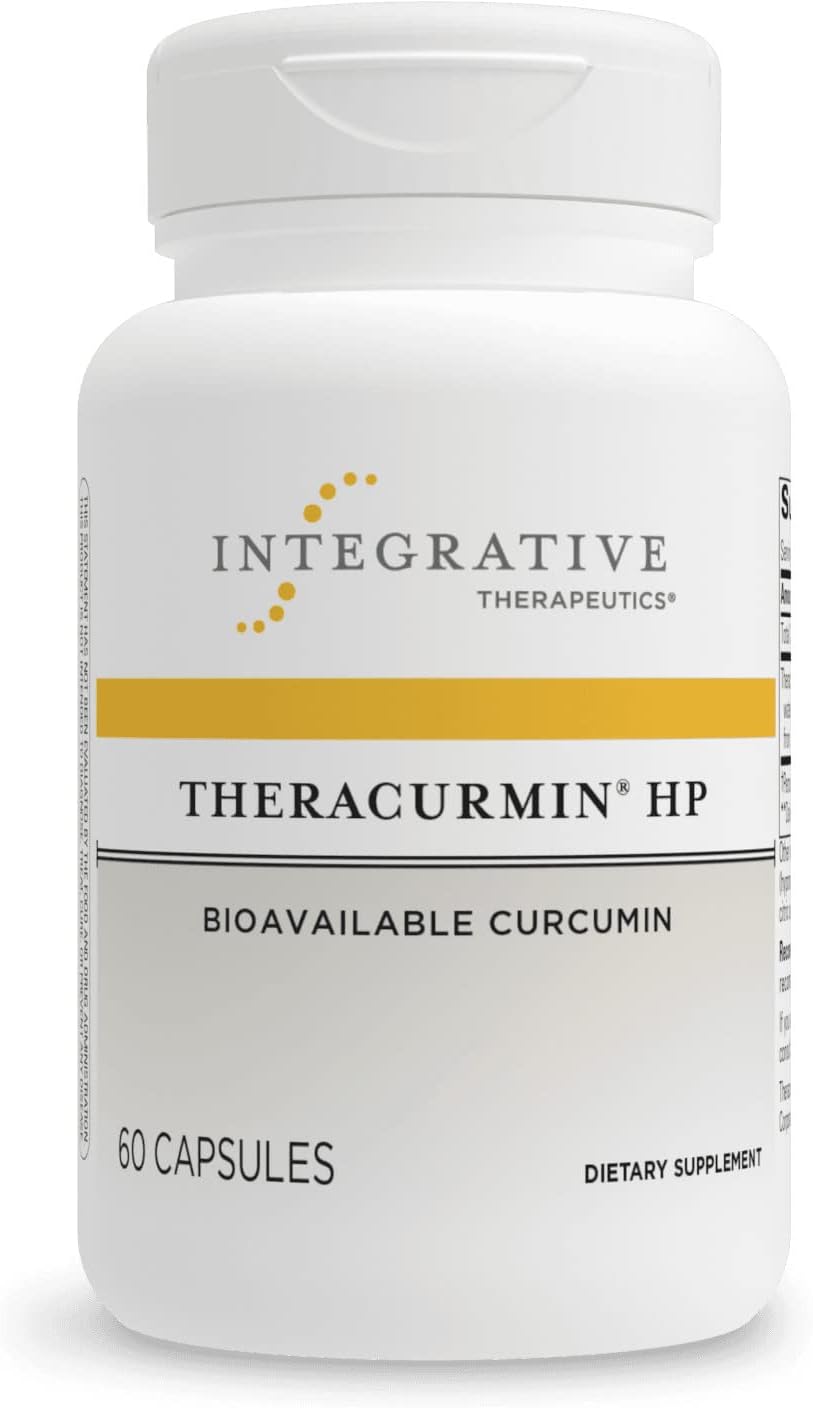 Integrative Therapeutics Theracurmin® HP - High Potency Curcumin Supplement for Joint & Muscle Support - Perfect for Active Lifestyles & Post-Workout Recovery