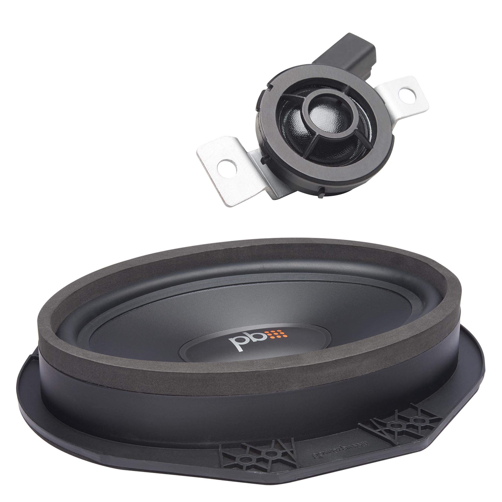 PowerBass OE69C-FD 6x9 Inch Ford OEM Replacement Car Speakers - High Performance Component Speaker Kit (Pair) - Perfect for Ford Vehicle Audio Upgrades & Enhanced Sound Quality