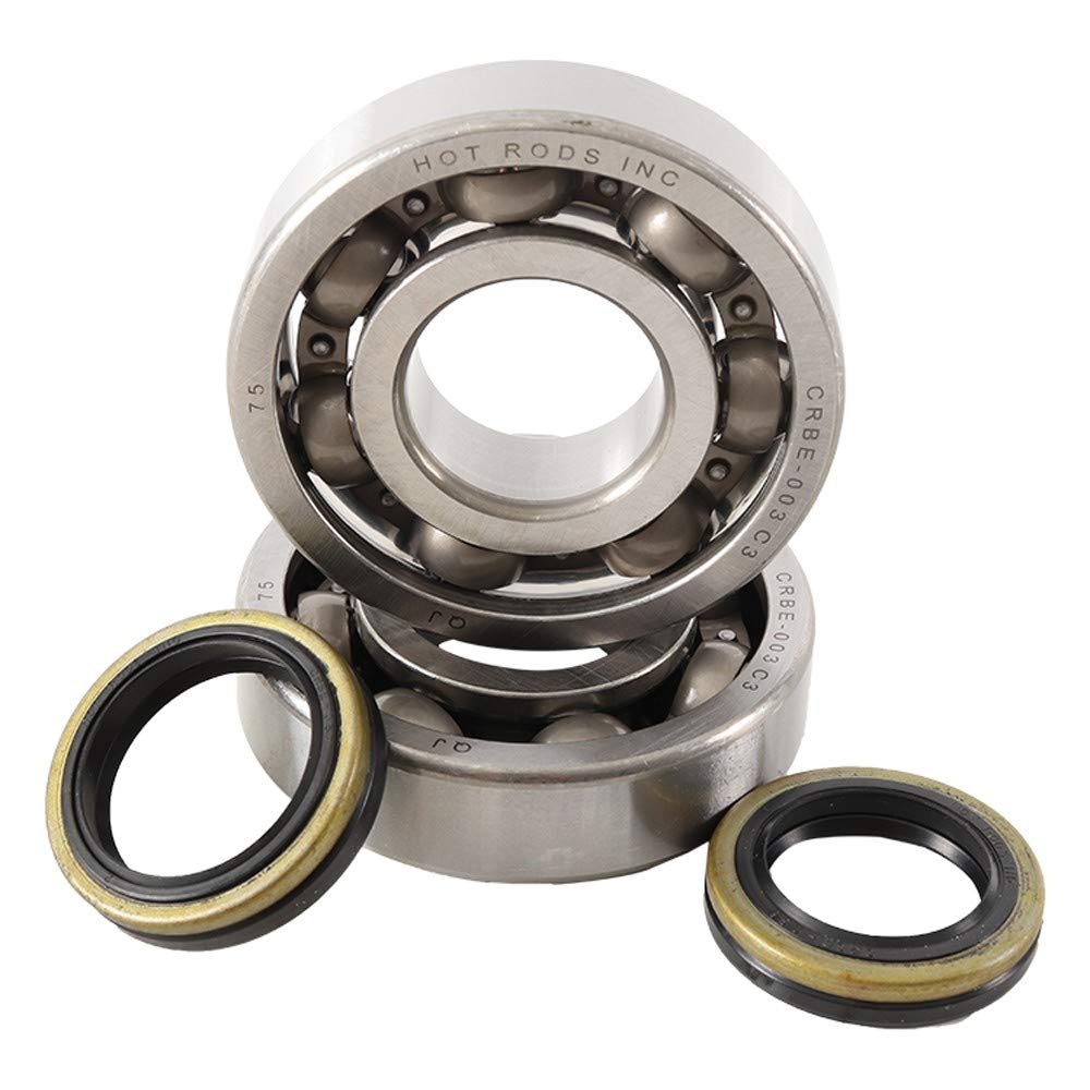Hot Rods K057 Main Bearing and Seal Kit - Complete Engine Rebuild Kit for Motorcycles & ATVs - Perfect for Performance Upgrades & Maintenance