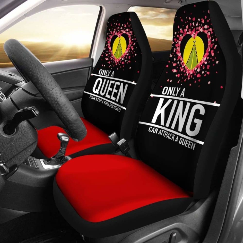 Sivage Car Seat Covers for Couples - Valentine's Day Gift Set of 2 - Universal Fit for Most Vehicles - Perfect for Road Trips, Date Nights & Anniversary Gifts