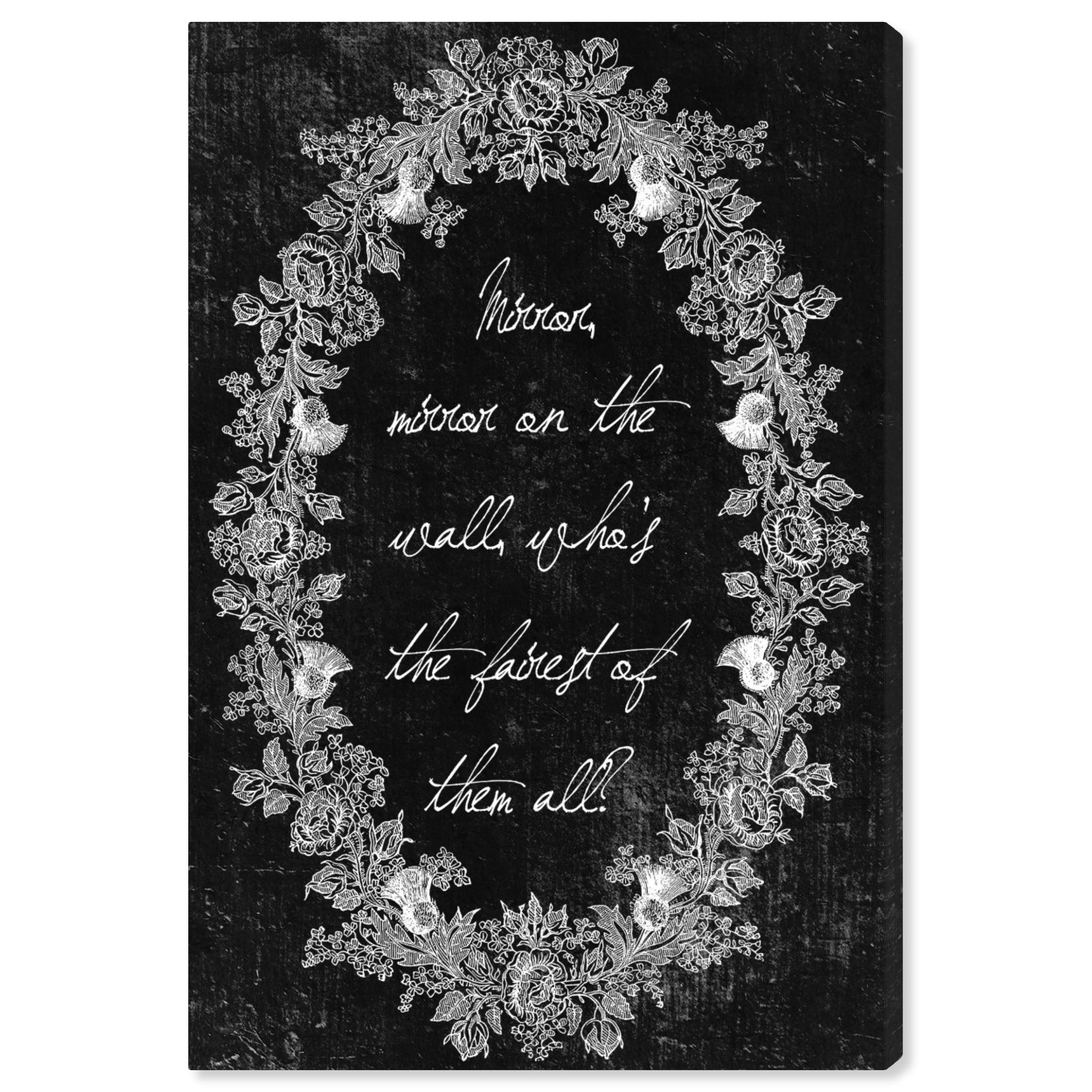 Oliver Gal Artist Co. 'Mirror Mirror' Fantasy Wall Art Canvas Prints - Perfect for Living Room, Bedroom & Office Decor