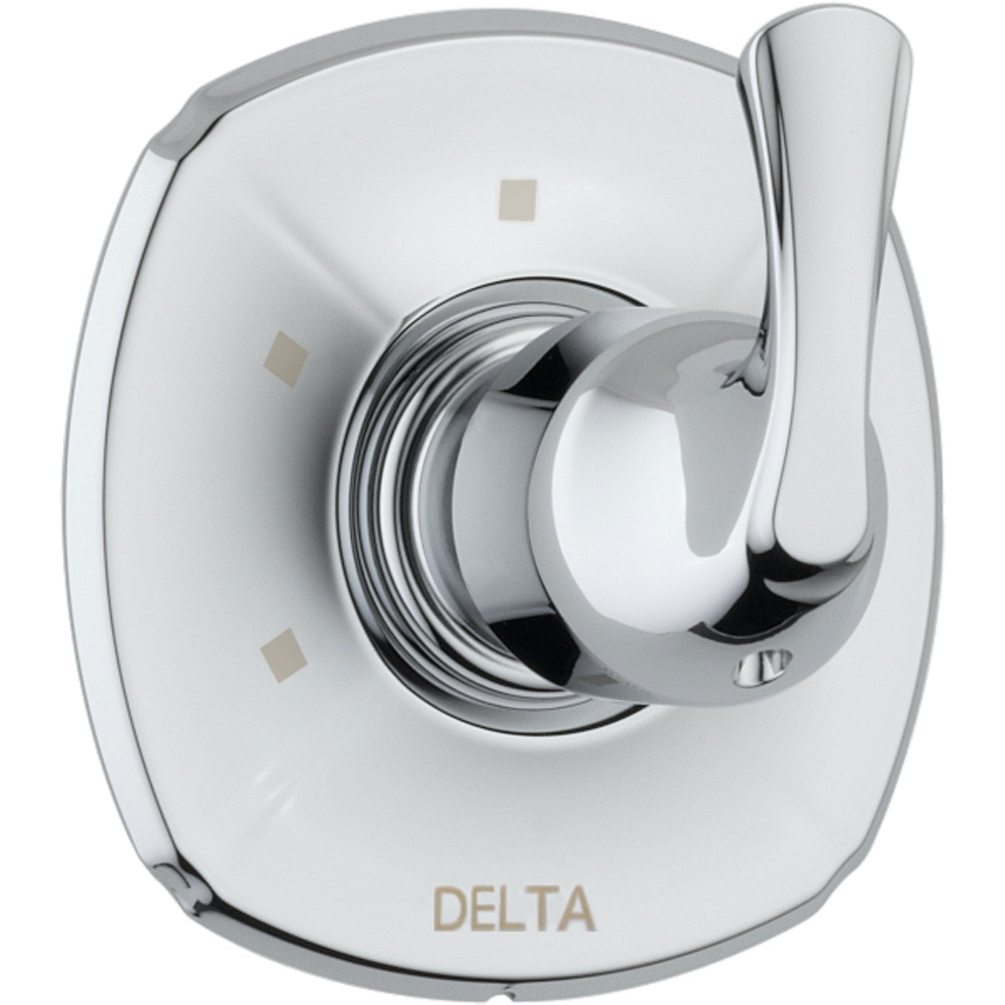 Delta Addison 3-Setting Modern Chrome Single Handle Shower Diverter with Valve D199V - Perfect for Bathroom Renovation & Luxury Shower System Installation
