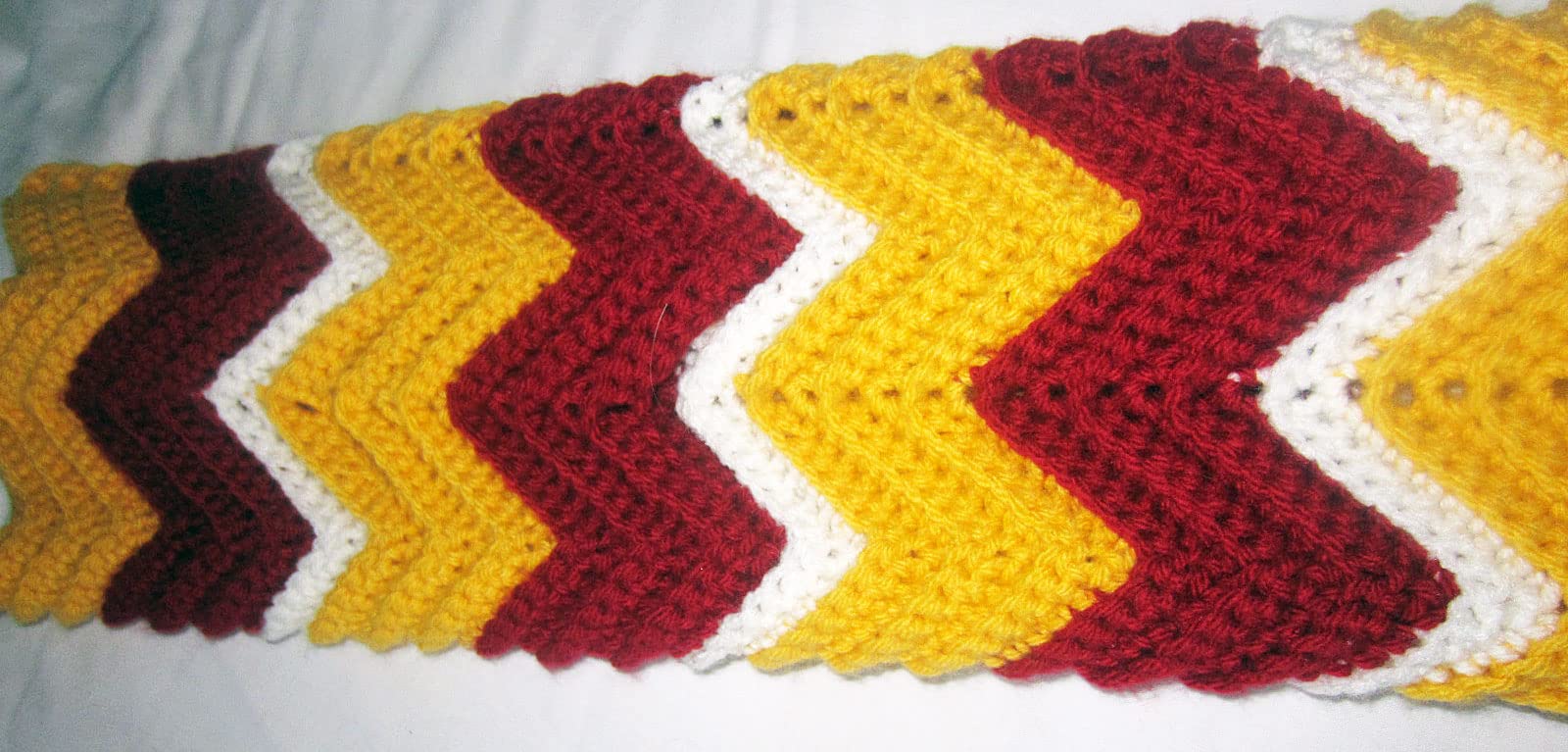 Crochet Baby Car Seat Blanket - Soft & Cozy Red, White & Mustard Blanket for Infant Car Seat - Perfect for Travel, Stroller & Nursery Use