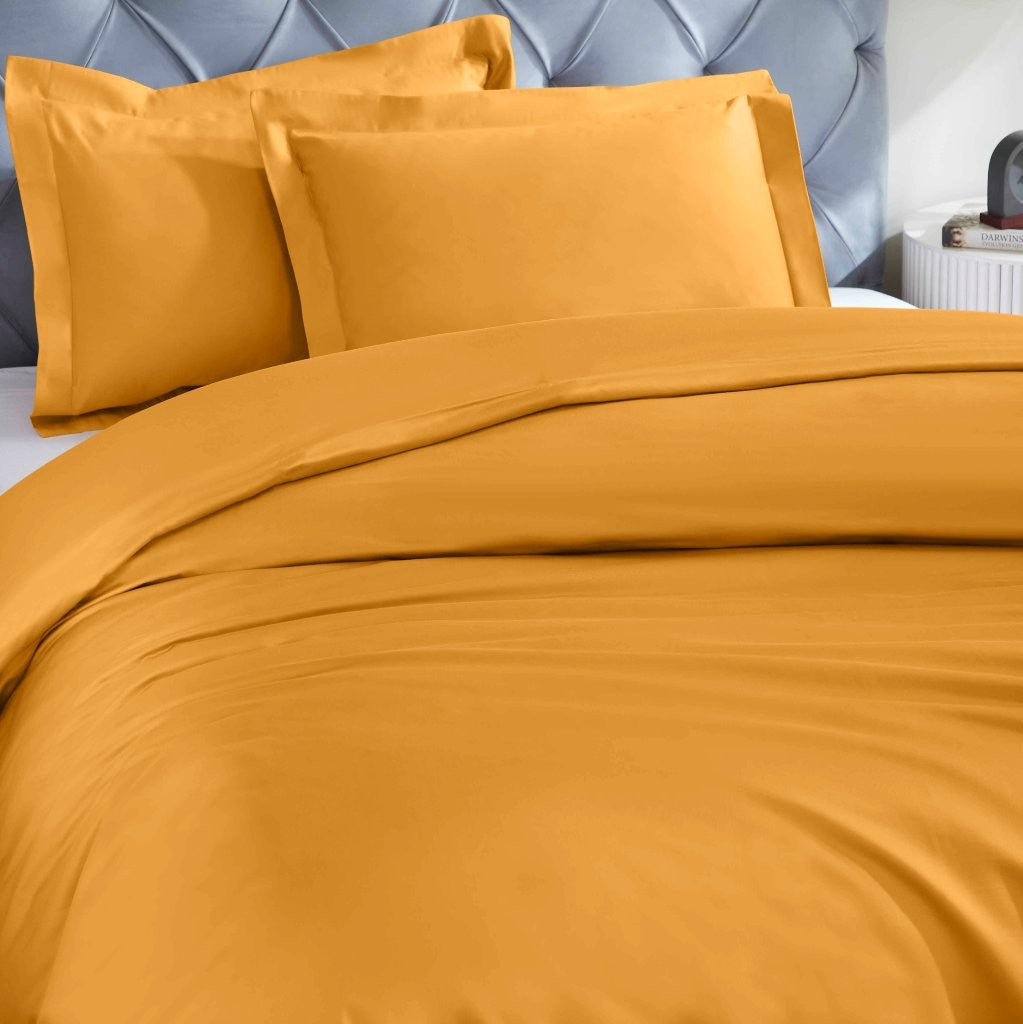 Luxury 1200 Thread Count Egyptian Cotton Duvet Cover Set - King Size, Soft Breathable Bedding for Hotel & Home Use