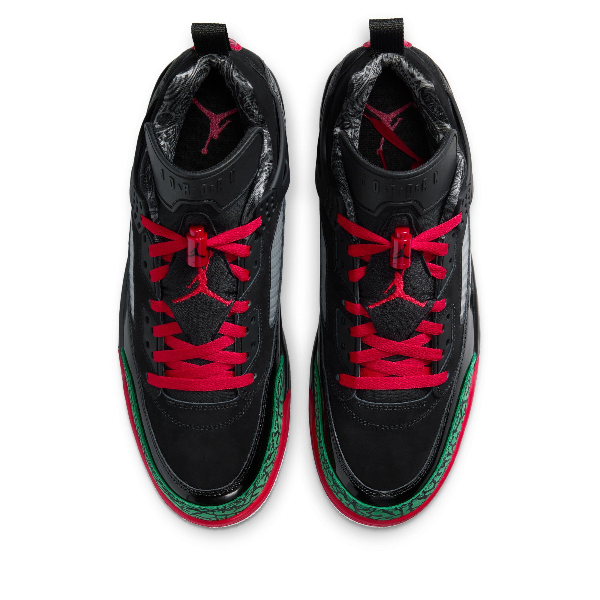 Jordan Spizike Low Sneakers - Black/Varsity Red - Men's Basketball Shoes for Casual Wear & Street Style