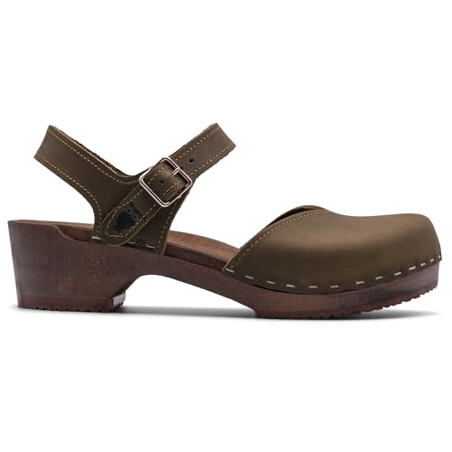 Olive Nubuck (Dark Brown Base)