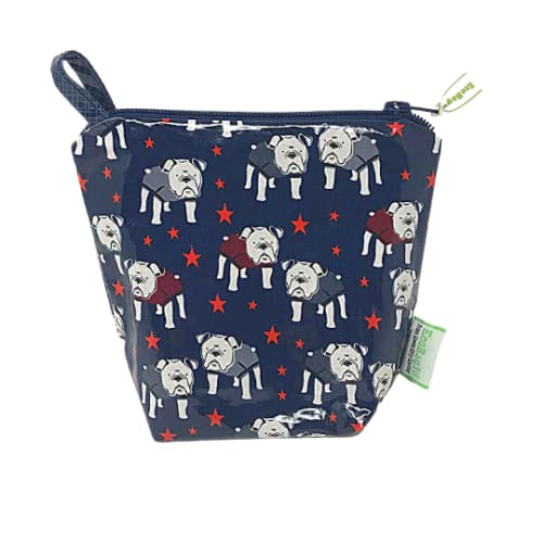Eco-Friendly Reusable Sandwich Bags - Bulldog Design | Leakproof & Washable Food Storage for Lunches, Snacks & Meal Prep | BPA-Free Sustainable Alternative to Plastic Bags