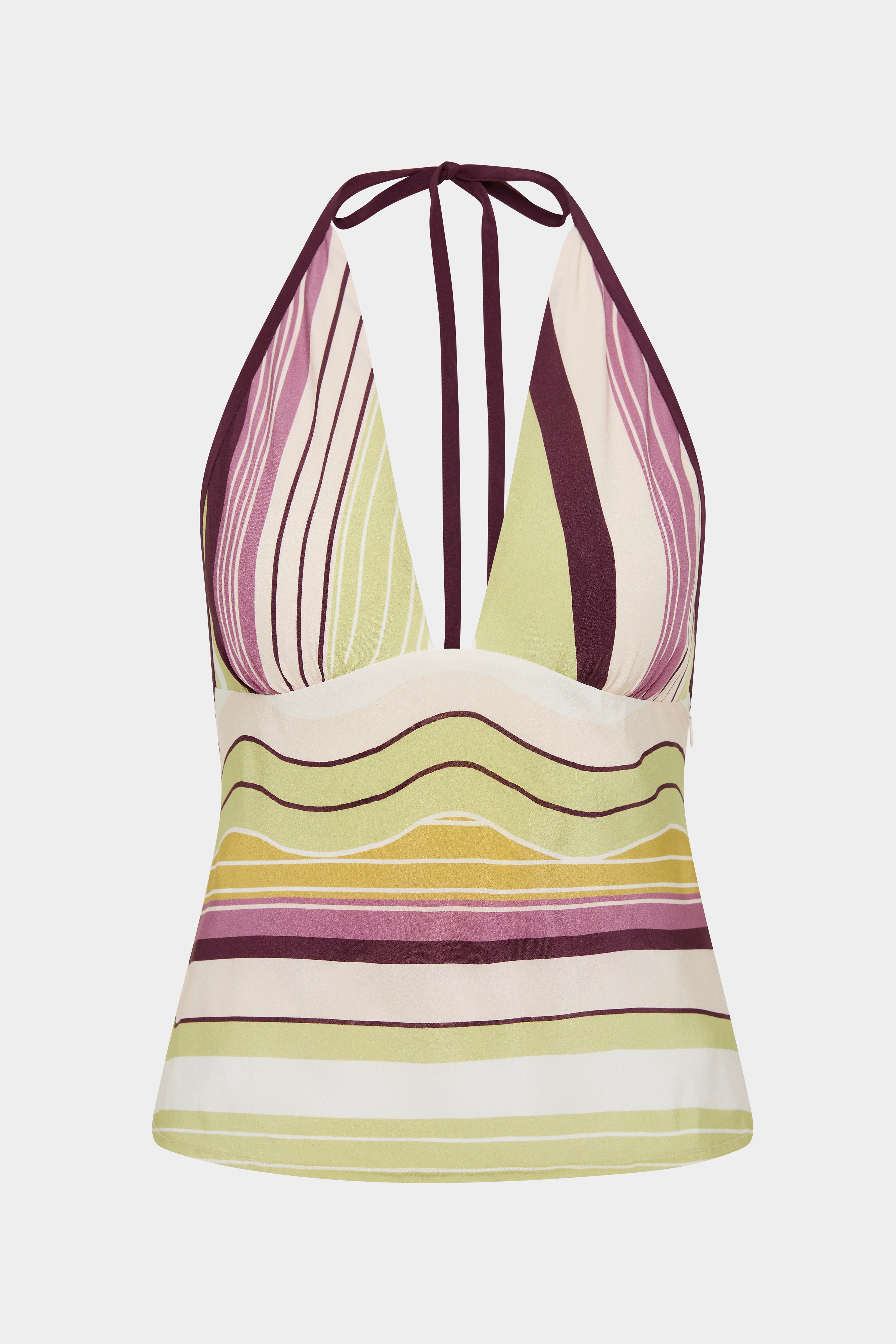 Fontana Halter Cami Top - Women's Fashion Strap Summer Tank Top for Casual Wear, Beach Outfits & Layering