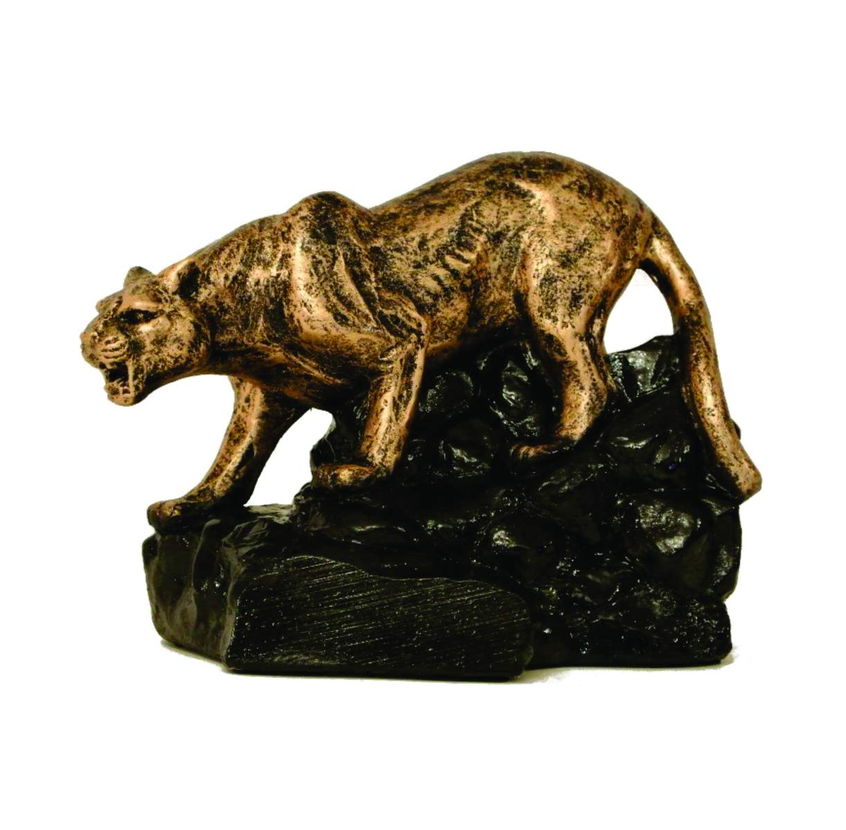 Cougar Trophy Sculpture Award - Handcrafted Resin Figurine for Sports Awards, Office Decor & Hunting Achievement Recognition