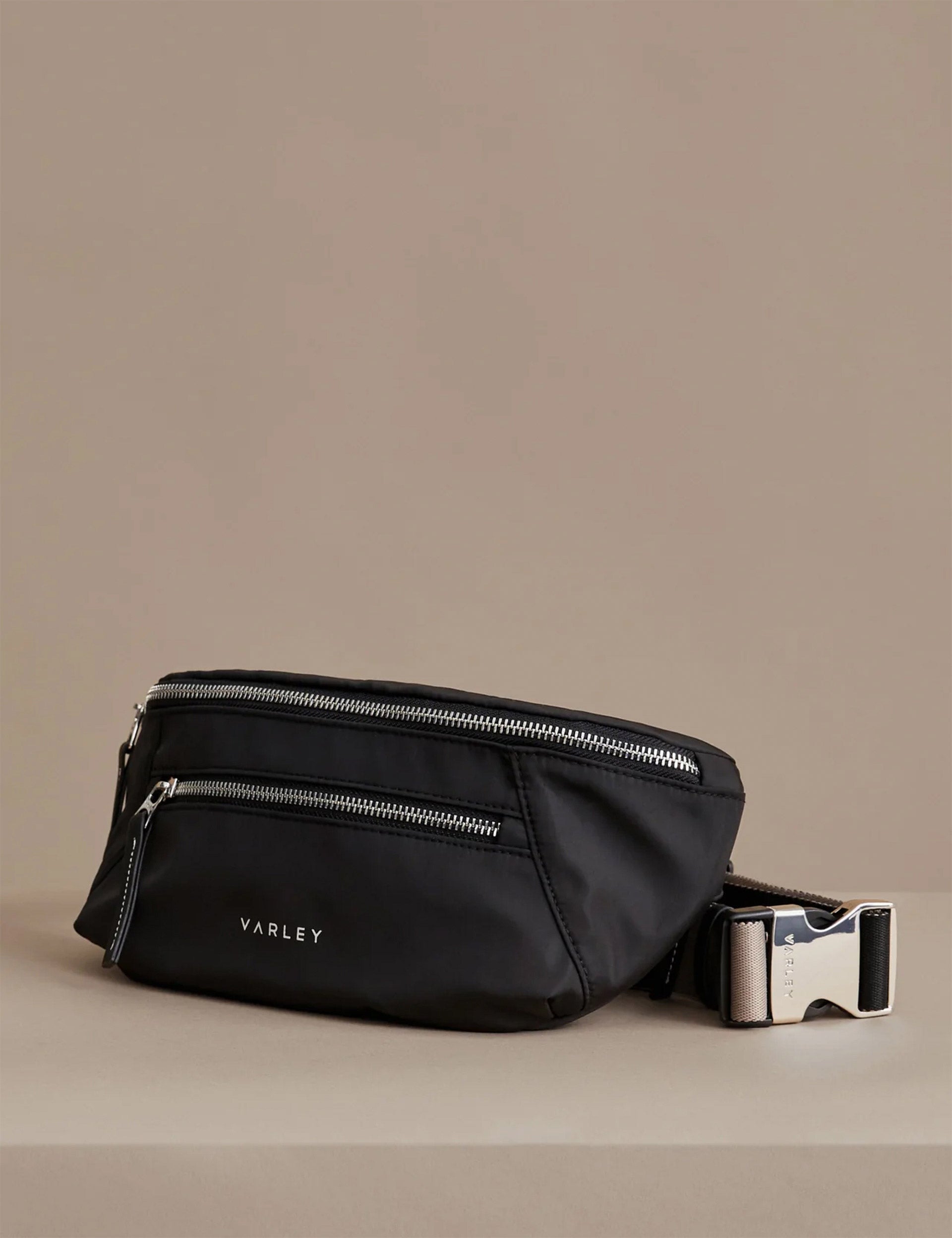 Lasson Belt Bag - Stylish & Durable Waist Pack for Men & Women - Perfect for Running, Hiking, Travel & Everyday Use - Black