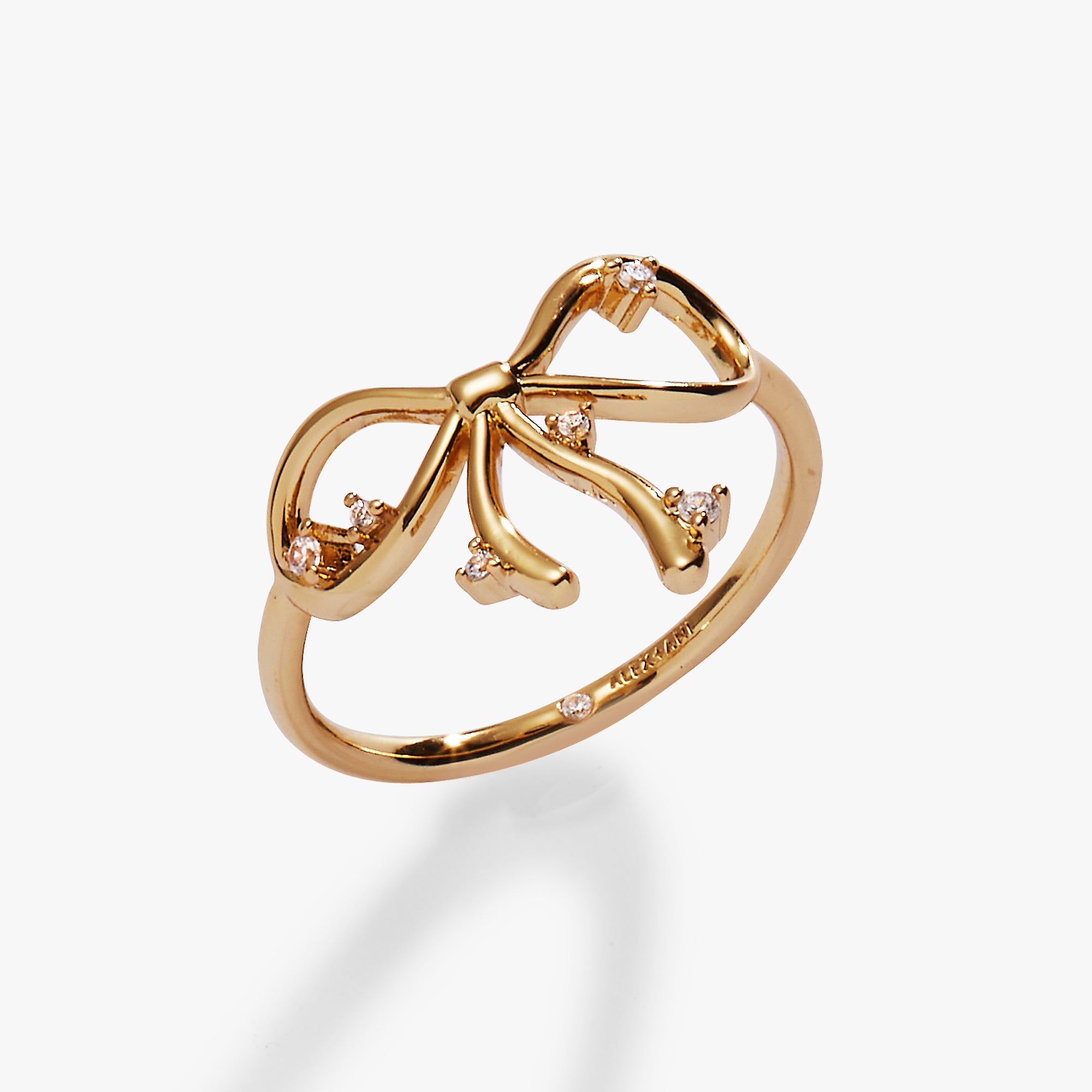 Elegant Coquette Bow Ring for Women - Dainty Gold or Silver Jewelry Gift for Her - Perfect for Valentine's Day, Anniversary & Romantic Occasions