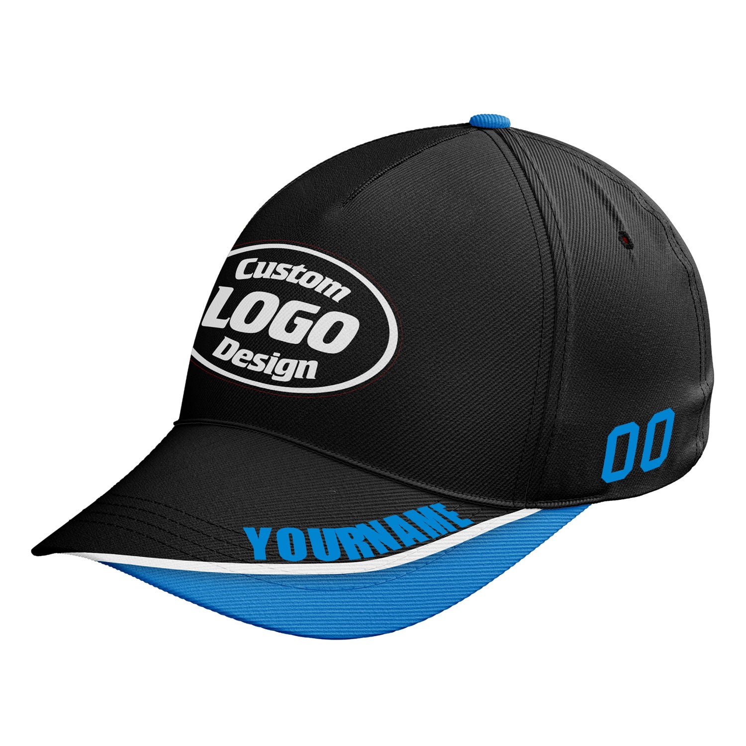 Custom Embroidered Adjustable Baseball Cap - Personalized Sport Hat for Men & Women - D020105 - Perfect for Outdoor Activities, Sports & Casual Wear