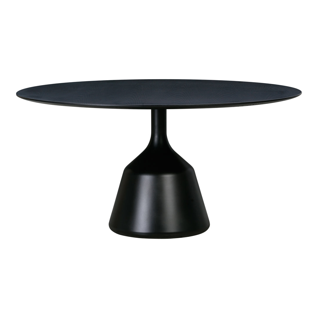 Modern Round Coin Dining Table - Elegant Metal Base & Tempered Glass Top for Kitchen, Dining Room, or Breakfast Nook - Perfect for Small Spaces & Contemporary Home Decor