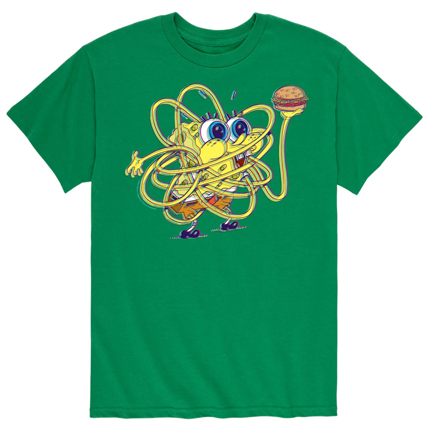 Spongebob Squarepants Patty Trip Men's Graphic T-Shirt - Funny Cartoon Short Sleeve Tee for Casual Wear, Gifts & Fan Merchandise