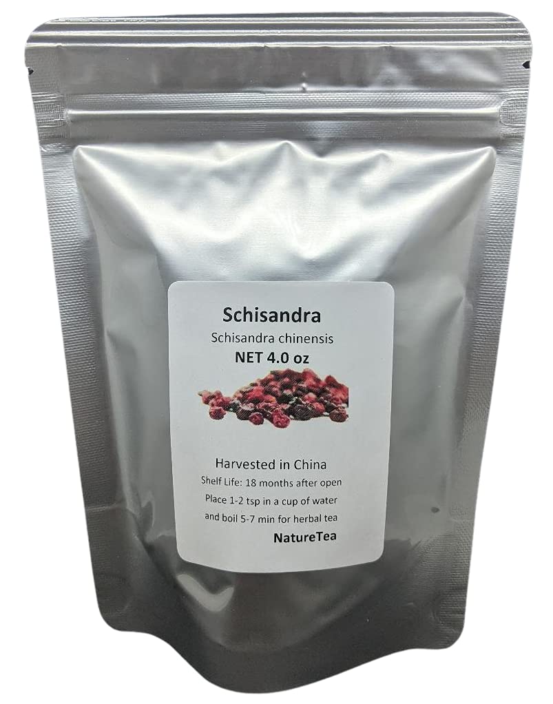 Premium Organic Schisandra Chinensis Dried Berries - 100% Natural, Non-GMO, Antioxidant-Rich Superfood (1 oz) - Perfect for Teas, Smoothies & Herbal Wellness Recipes