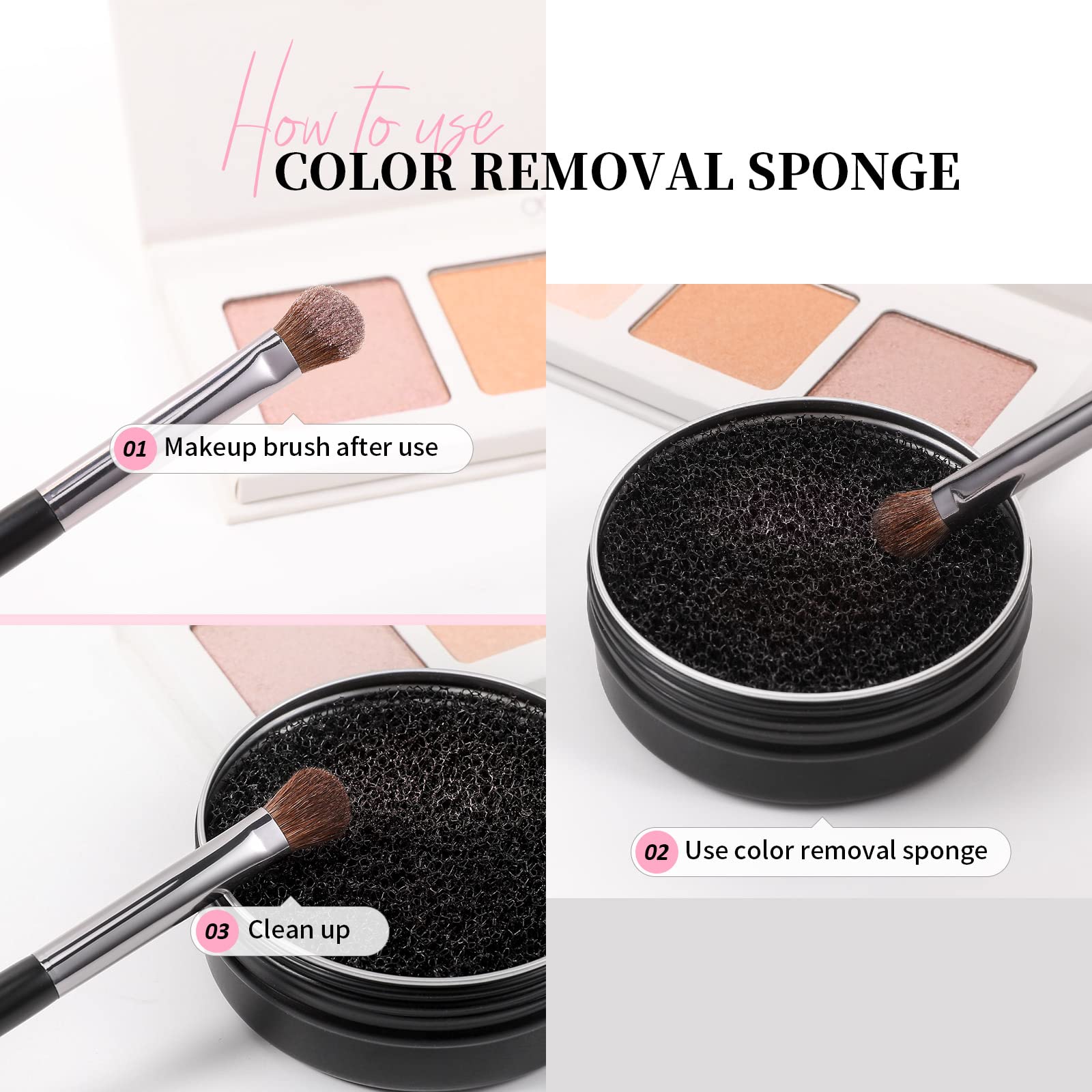 DUcare Professional Makeup Brush Set with Dual-Ended Brushes & Makeup Brush Cleaner - Perfect for Travel, Home, and Salon Use