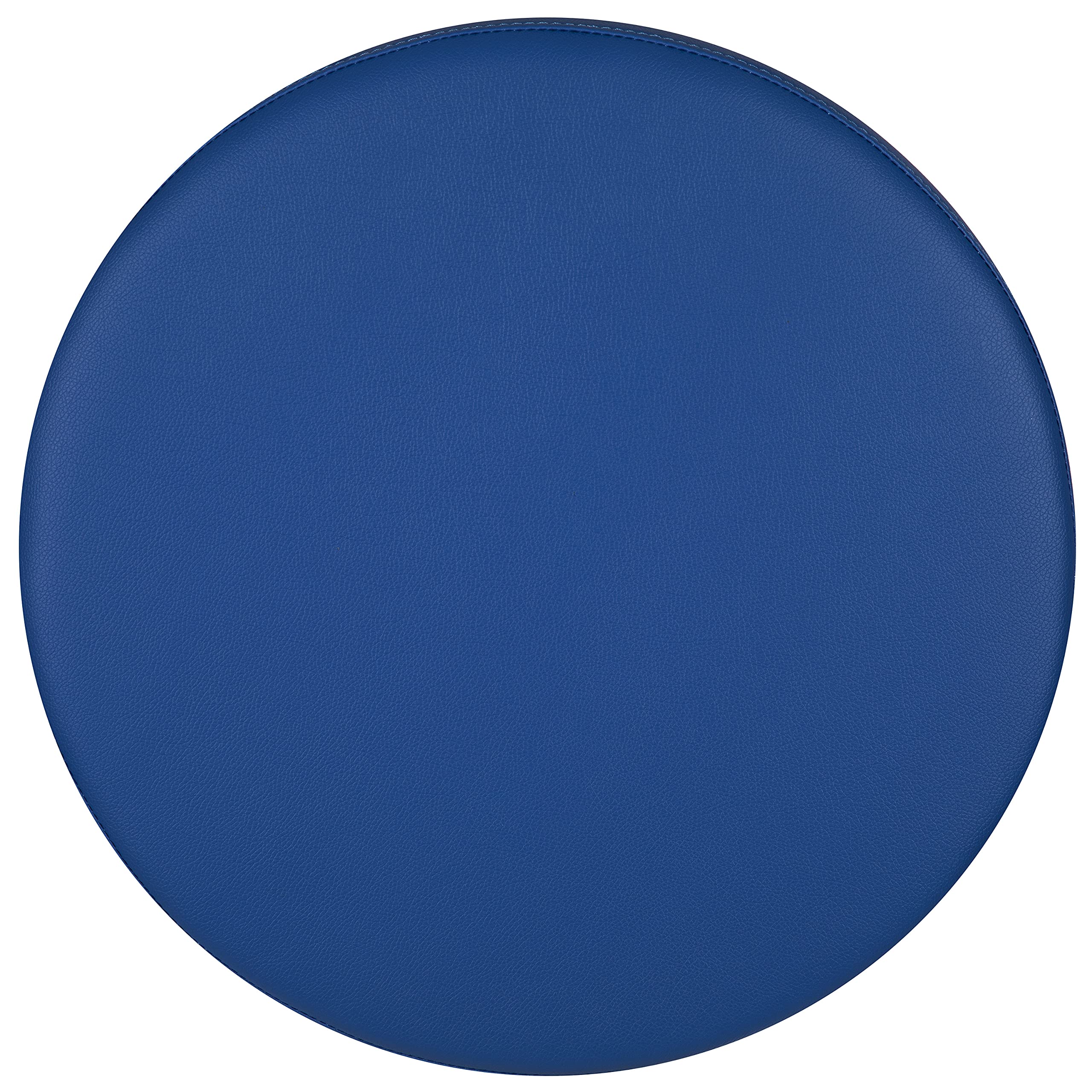 EMMA + OLIVER 18 Inch Soft Seating Flexible Circle - Comfortable Round Floor Cushion for Classrooms, Playrooms, Daycares and Common Areas - Blue