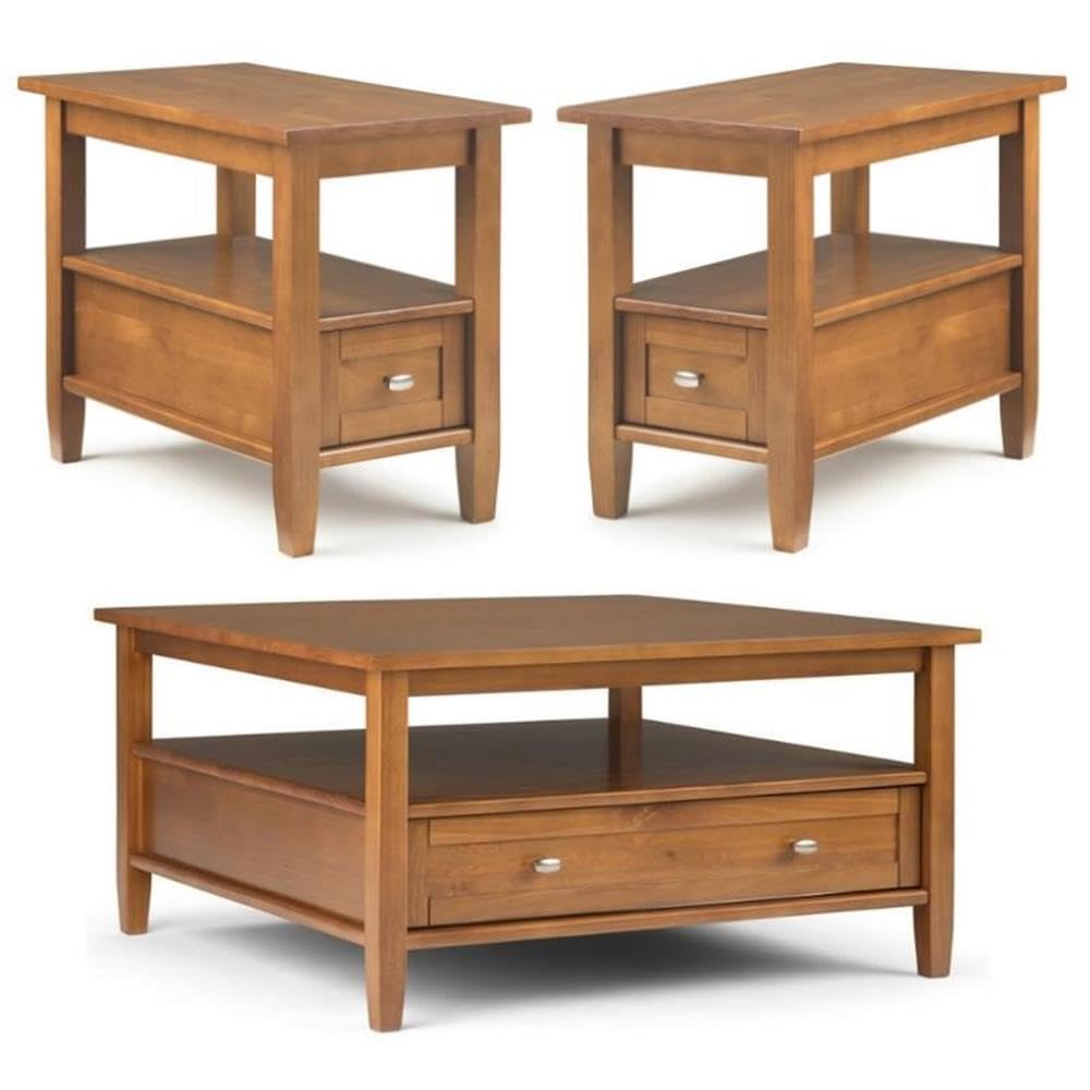 Home Square 3-Piece Coffee Table Set - 36