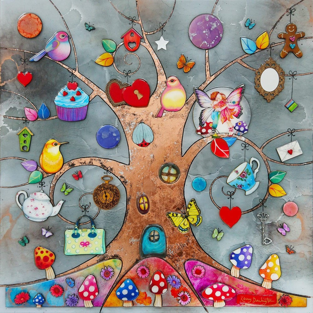 Family Tree Love Edition - Personalized Photo Frame for Home Decor, Gifts & Keepsakes | Perfect for Weddings, Anniversaries & Family Reunions