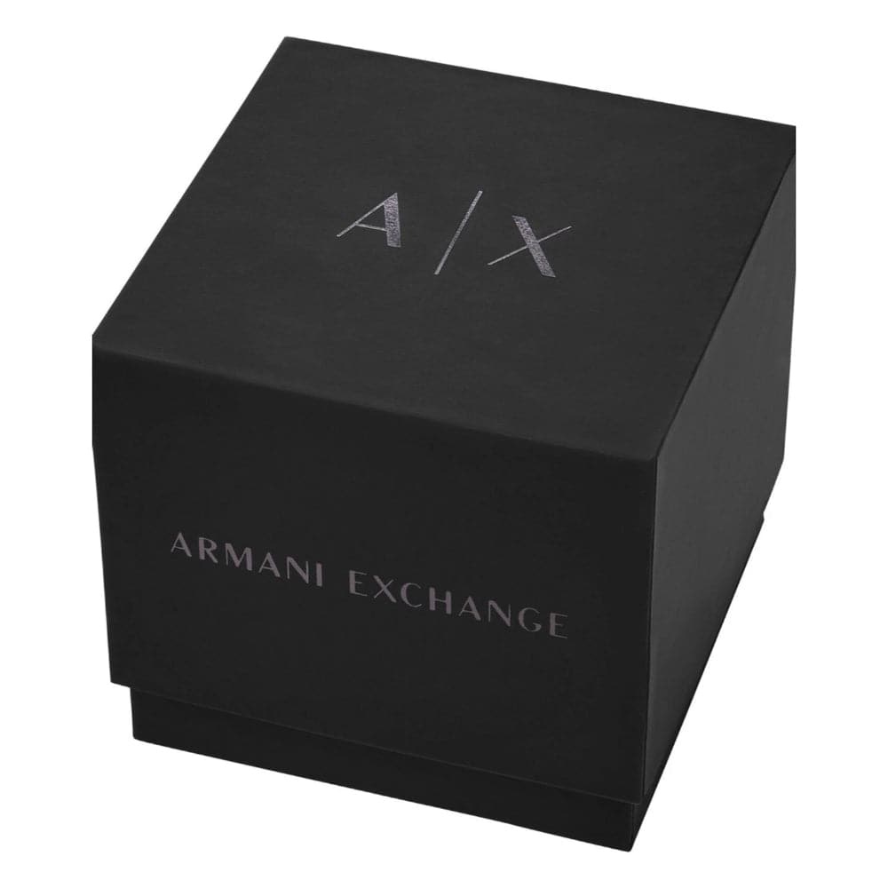 Armani Exchange AX1742 Men's Chronograph Watch - Silver Stainless Steel Band for Business, Casual & Formal Wear | Water Resistant & Durable