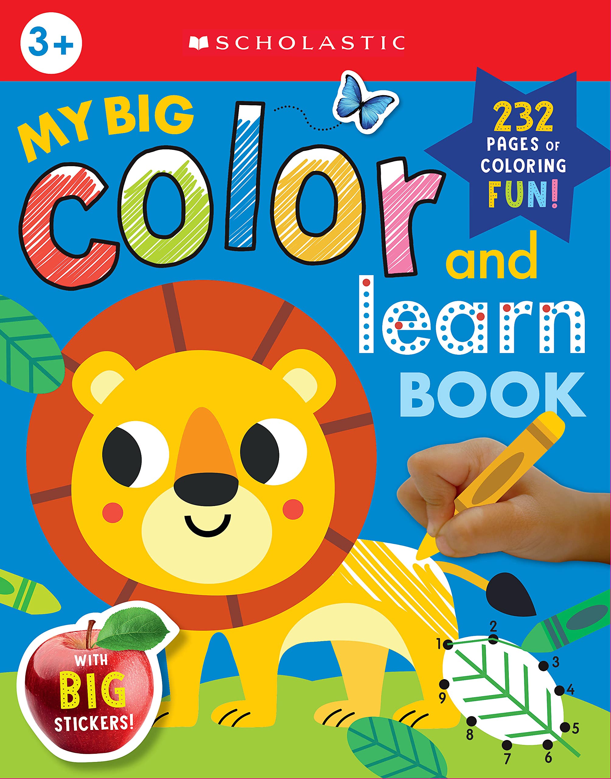 My Big Color & Learn Book: Scholastic Early Learners Coloring Book for Kids - Fun Educational Activity for Preschool & Kindergarten Learning at Home